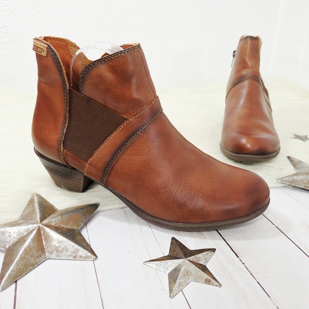 Pikolinos Women's Rotterdam Ankle Boots 902-8932 Cuero Brown Leather Size 41